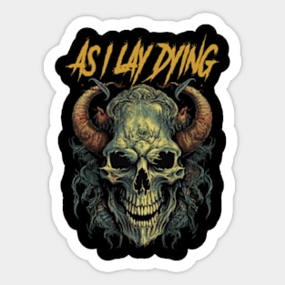 AS I LAY DYING MERCH VTG Sticker